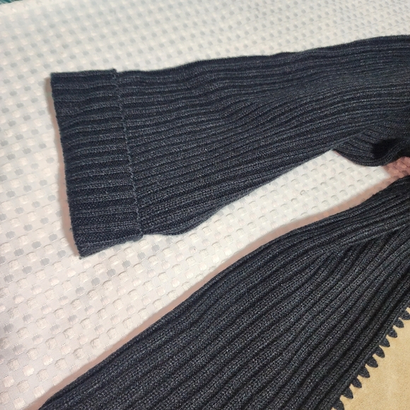 DESIGNER STUDIOS ORIG. EUC WOMEN'S SIZE 3X SUEDE KNIT PATCHWORK SWEATER JACKET - Picture 3 of 5